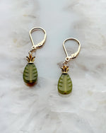 Layla Luxury Gemstone Earrings with Carved Jade & 14k Gold-Earrings-Carabella By Cheryl