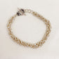 Sterling Silver Bracelet-Byzantine Weave-Chain Maille Bracelet-Carabella By Cheryl